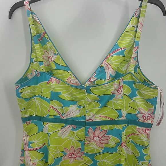 Becky & Max lily pad and dragonfly summer dress size 12 - Picture 7 of 7